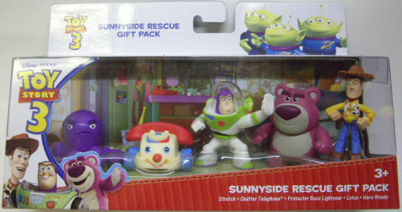 画像: TOY STORY 3 【BUDDY 5PACK - STRETCH / CHATTER TELEPHONE / PROTECTOR BUZZ LIGHTYEAR / LOTSO / HERO WOODY (R7221/T3519)】 (国内流通版）　