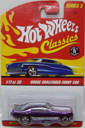 画像: 2007 CLASSICS SERIES 3 【DODGE CHALLENGER FUNNY CAR（開閉ギミック）】　SPEC.PURPLE/RL