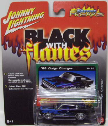 画像: 2007 LIMITED EDITION - STREET FREAKS 【"BLACK WITH FLAMES" '66 DODGE CHARGER】　BLACK