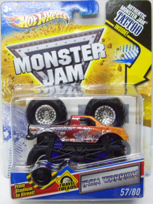 画像: 2011 MONSTER JAM INSIDE TATTOO 【IRON WARRIOR】 ORANGE (TRAVEL TREADS)