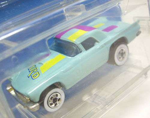 画像: PARK'N PLATES 【'57 T-BIRD (2072)】 TURQUOISE/WW  (YELLOW PLATE)