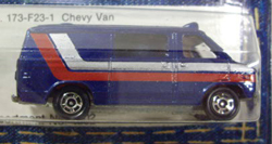 画像: TOMY-POCKET CARS 【CHEVY VAN】　BLUE  （USトミカ）