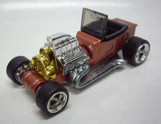 画像: LOOSE - LARRY'S GARAGE 21CAR SET 【T-BUCKET】　COPPER/RR (CHASE)