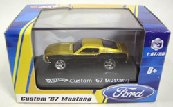 画像: 2009-1:87/HO 【CUSTOM '67 MUSTANG】 GOLD/RR