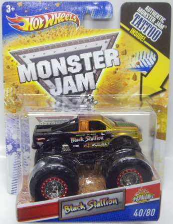 画像: 2011 MONSTER JAM INSIDE TATTOO 【BLACK STALLION】 SPEC.YELLOW (SPECTRA FLAMES)