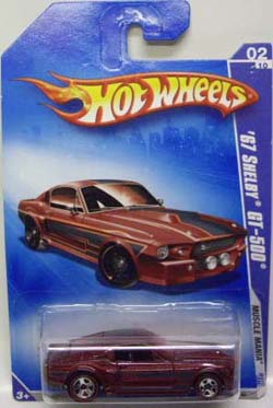 画像: 【'67 SHELBY GT-500】　DARK RED/RL (WALMART EXCLUSIVE WHEELS)