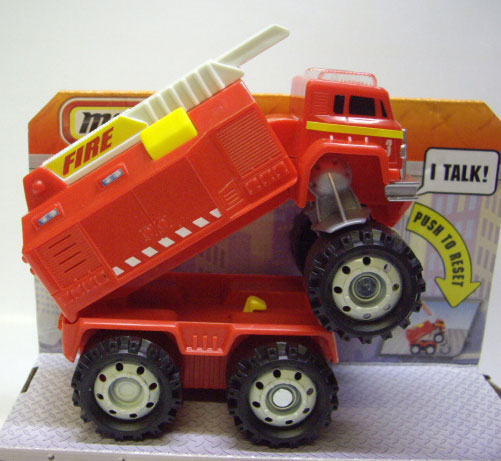 画像: 1/50 ROCKY & FRIENDS TRUCKS 【REAL TALKING SMOKEY】 RED (ボタンを押すと立ち上がってしゃべります）