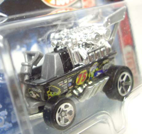 画像: 2000 HOT WHEELS RACING DRAGGIN' WAGON SERIES【#75 TEAM CARTOON NETWORK DRAGGIN' WAGON】　BLACK/5SP