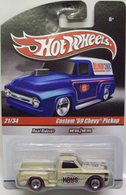 画像: HOT WHEELS DELIVERY 【CUSTOM '69 CHEVY PICKUP】　CREAM/RR