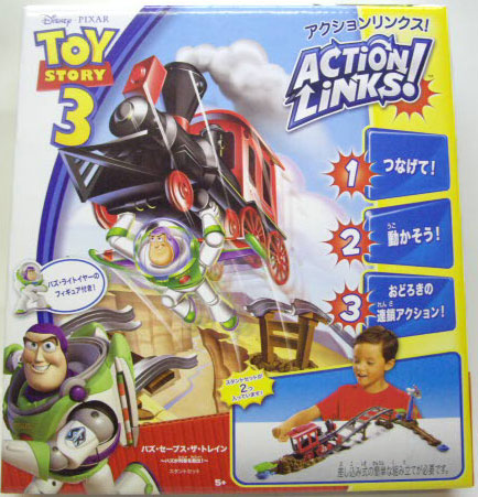 画像: TOY STORY 3 【ACTION LINKS! / バズ・セーブス・ザ・トレイン (R2384/T0503)】（国内流通版）　