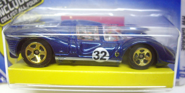 画像: 【FERRARI 330 P4】　BLUE/5SP   (WALMART EXCLUSIVE キーチェーン付）