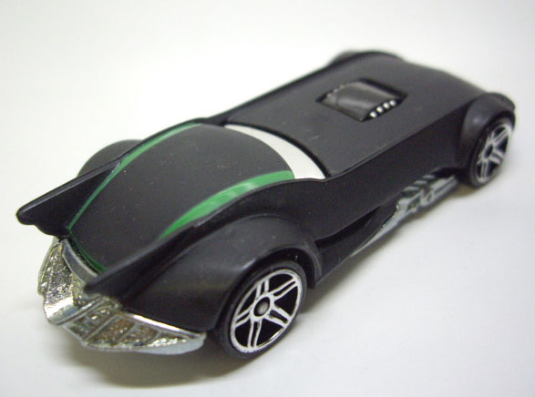 画像: LOOSE - 2007 BATMAN 2PACK 【ANIMATED BATMOBILE】　FLAT BLACK/PR5 (GREEN LINE)