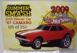 画像: 2009　SUMMER SMASH LIBERTY PROMOTIONS 【'67 CAMARO】　RED/RR (DINNER CAR) 250台限定　