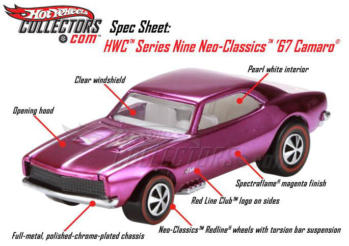 画像: 2010 RLC NEO CLASSICS 【'67 CAMARO】 SPEC.MAGENTA/RL