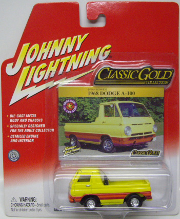 画像: 2005 LIMITED EDITION - CLASSIC GOLD 【"BRIAN BOWIE'S" 1968 DODGE A-100 (PICK UP)】　YELLOW/RR