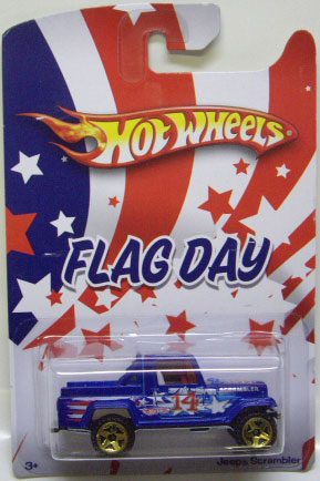 画像: 2010 WALMART EXCLUSIVE FLAG DAY  【JEEP SCRAMBLER】　BLUE/U5 ※4TH OF JULYのCHASE