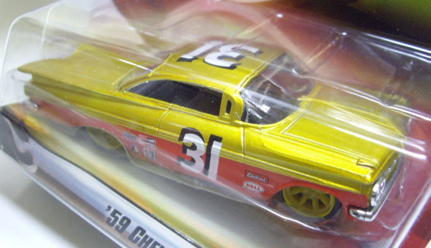 画像: 2007 1/50 CUSTOM CLASSICS 【'59 CHEVY IMPALA】　YELLOWGOLD/RR (CHOJIRO.D.CRAZY　グラフィックデザイン）