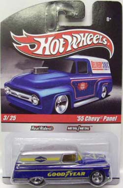 画像: 2010 HOT WHEELS DELIVERY 【'55 CHEVY PANEL】　BLUE-SILVER/RR