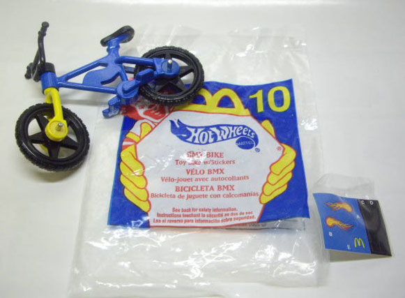 画像: 2000 McDONALD'S EXCLUSIVE 【BMX BIKE】　BLUE (1/64より大きいです）
