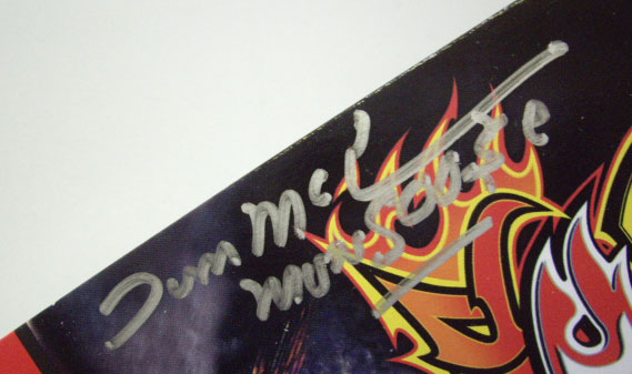 画像: 2010 DRAGSTRIP DEMONS 【'70 PLYMOUTH DUSTER F/C - "ENGLISH LEATHER MONGOOSE DUSTER"】　BLUE/RR (手書きのサイン入り）