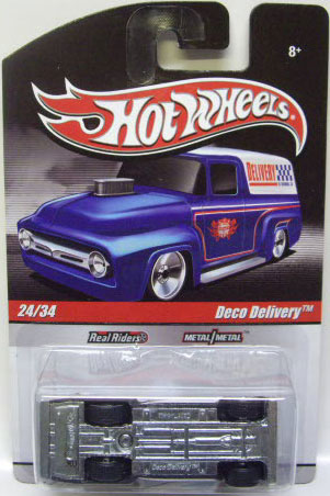 画像: HOT WHEELS DELIVERY 【DECO DELIVERY】　FLAT BLACK/RR (ひっくりかえってます-2）