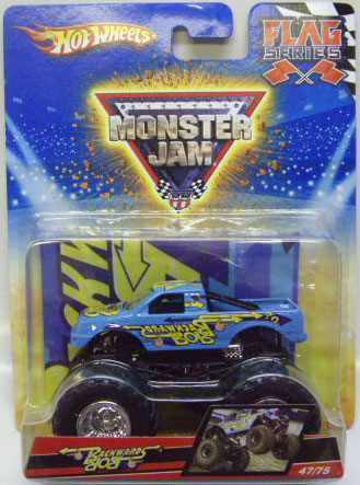 画像: 2010 MONSTER JAM FLAG SERIES 【BACKWARD BOB】 LIGHT BLUE