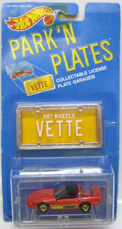 画像: PARK'N PLATES 【80'S CORVETTE (2170)】 RED/HO (ORANGE PLATE)