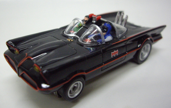 画像: AUTO WORLD SLOT CAR  【1966 BATMOBILE】 BLACK (4-GEAR HO SCALE)