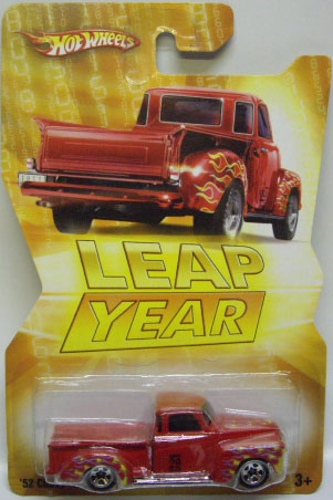 画像: 2008 WALMART EXCLUSIVE CLOVER CARS CHASE 【LEAP YEAR '52 CHEVY TRUCK】　RED/5SP
