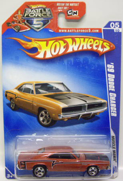 画像: BATTLE FORCE CARD 【'69 DODGE CHARGER】　MET.ORANGE/5SP