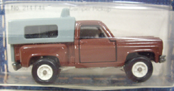 画像: TOMY-POCKET CARS 【CAMPER PICKUP (CHEVROLET TRUCK)】　BROWN （USトミカ）