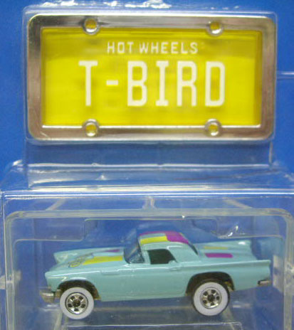 画像: PARK'N PLATES 【'57 T-BIRD (2072)】 TURQUOISE/WW  (YELLOW PLATE)