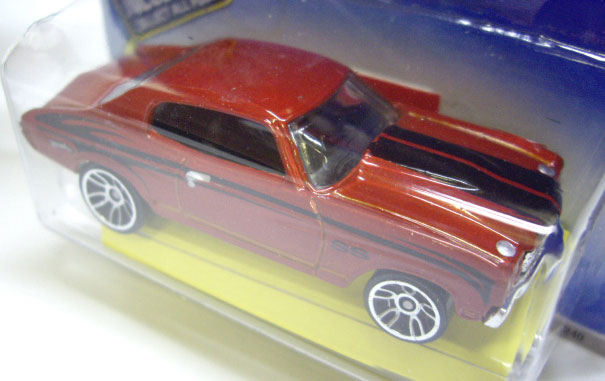 画像: 【'70 CHEVELLE SS】　RED/5SP  (WALMART EXCLUSIVE キーチェーン付）