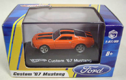 画像: 2009-1:87/HO 【CUSTOM '67 MUSTANG】 ORANGE/RR