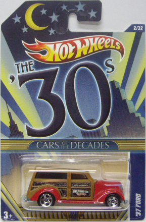 画像: 2011 WALMART EXCLUSIVE "CARS OF THE DECADES" 【'37 FORD】 RED/5SP