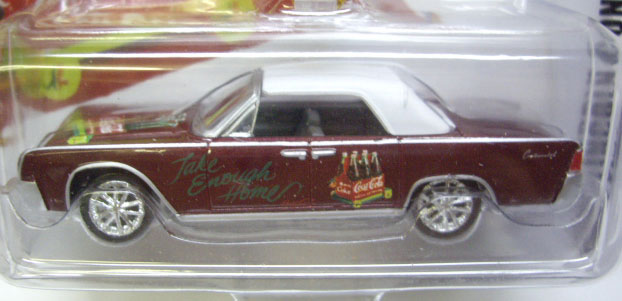 画像: LIMITED EDITION -COCA-COLA 2005 HOLIDAY AUTOMENTS  【1961 LINCOLN CONTINENTAL】　MAROON (with GRIPCLIP)