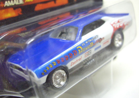 画像: 1995 LIMITED EDITION -DRAGSTERS USA 【'71 REVELLUTION ED McCULLOCH】　WHITE-BLUE (REVELL TAMPO)