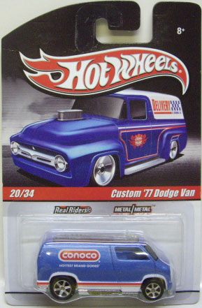 画像: HOT WHEELS DELIVERY 【CUSTOM '77 DODGE VAN】　MET.SKYBLUE/RR