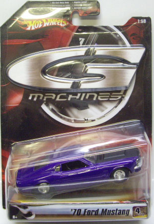 画像: 2007 1/50 G-MACHINES 【'70 FORD MUSTANG】　PURPLE/RR