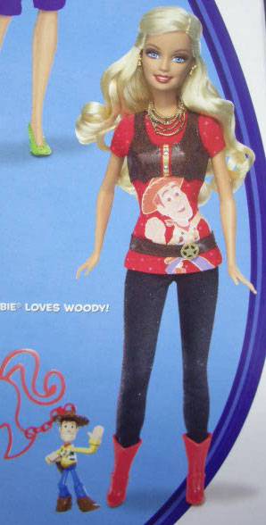 画像: TOY STORY 3 【BARBIE LOVES WOODY! (R4248/R9295)】　