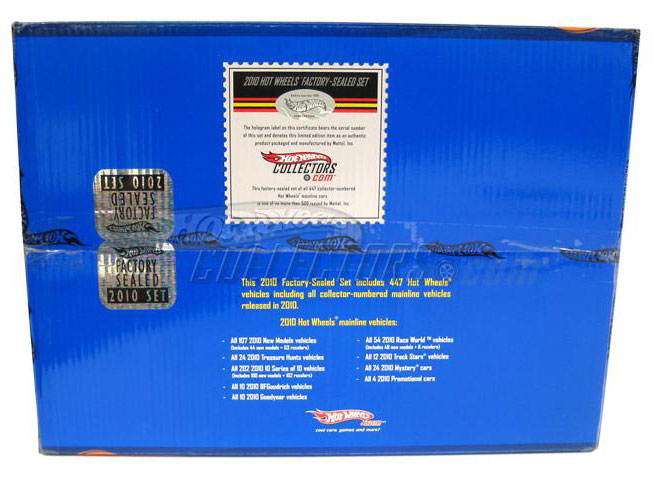 画像: PRE-ORDER 2010 RLC 【HOT WHEELS 2010 FACTORY-SEALED SET】 予価97,800円　(入荷日未定）