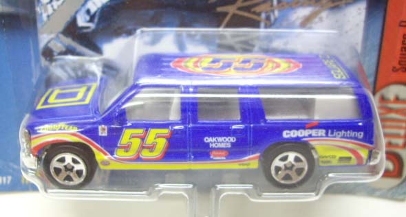 画像: 2000 HOT WHEELS RACING SUBURBAN SERIES【#55 TEAM SQUARE D CHEVY SUBURBAN】　BLUE/5SP