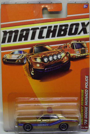 画像: 2010 【'78 DODGE MONACO POLICE】 GOLD (WALMART EXCLUSIVE COLOR)