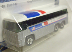 画像: TOMY-POCKET CARS 【GREYHOUND BUS "AMERICRUISER"】　GREY-WHITE  （USトミカ）