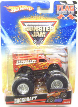 画像: 2010 MONSTER JAM FLAG SERIES 【BACKDRAFT】　RED