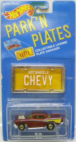 画像: PARK'N PLATES 【'57 CHEVY (2178)】 MET.RED/HO  (ORANGE PLATE)