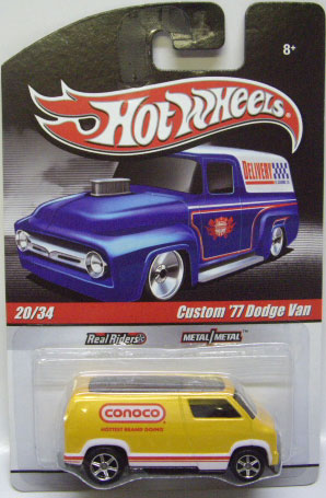 画像: HOT WHEELS DELIVERY 【CUSTOM '77 DODGE VAN】　YELLOW/RR