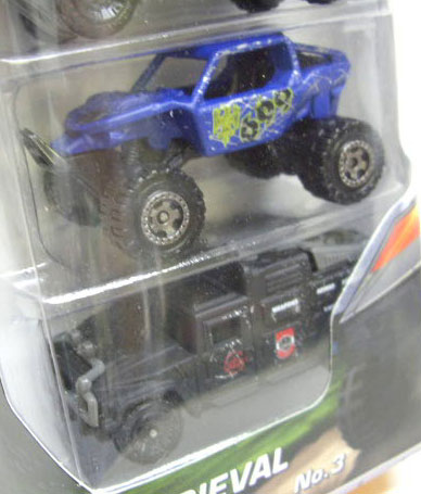 画像: 2010 MATCHBOX 5PACK - MEDIEVAL RIDES No.3 【Armored Response Vehicle/Jungle Crawler/Desert Thunder V16/Off-Road Rider/Hummer Police】