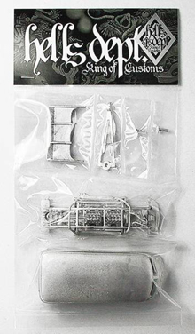 画像: 【追悼】 HELLS DEPT 2010 【PRO STOCK DRAG BUS(カスタム用パーツ）】  WHITE METAL MADE （送料サービス適用外）(利益は全てお供物に使わせて頂きます） 