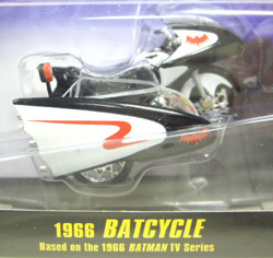 画像: 1/50 BATMOBILE SERIES 2 【1966 BATCYCLE】　BLACK-WHITE/RR